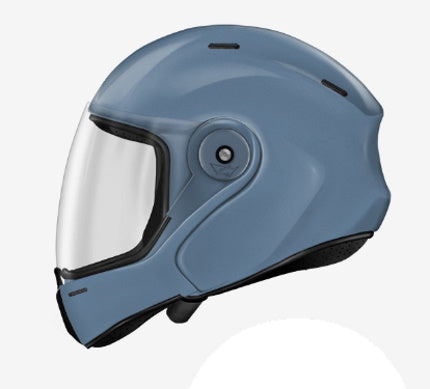 Tonfly TFX Full Face Helmet Blue Grey