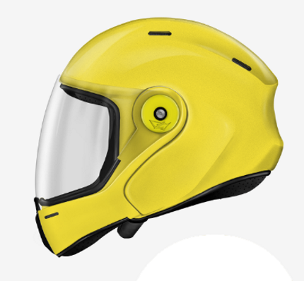 Tonfly TFX Full Face Helmet Bright Yellow